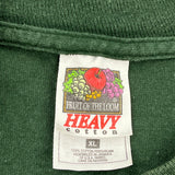 Green Bay Packers Fruit Of The Loom Single Stitch T-Shirt - XL Green Cotton