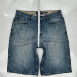 Ecko Unltd Baggy Denim Shorts - 38W 13L Blue Denim