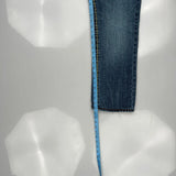 True Religion Contrast Stitch Jeans - 30W UK 8 Blue Denim