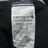 Carhartt Cargo Trousers - 34W 30L Black Cotton