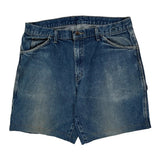 Dickies Denim Shorts - 34W 9L Blue Cotton