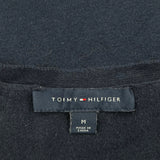 Tommy Hilfiger Studded Sweater - Medium Navy Cotton