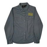 Harley Davidson Shirt - Large Gray Cotton