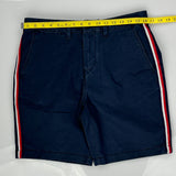 Tommy Hilfiger Chino Shorts - 32W 9L Navy Cotton Blend