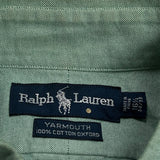 Yarmouth Ralph Lauren Shirt - Large Green Cotton