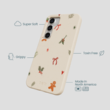 Seashell Be Merry Samsung Galaxy S25 Case