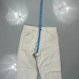 Unbranded Carpenter Trousers - 31W 30L White Cotton