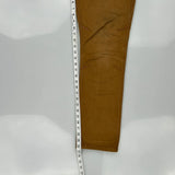 Carhartt Slim Fit Carpenter Trousers - 31W 30L Brown Cotton