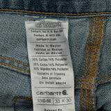 Carhartt Jeans - 34W 30L Blue Cotton Blend