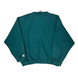Philadelphia Eagles Logo Athletics Football Sweatshirt - 2XL Green Cotton