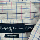 Ralph Lauren Checked Shirt - 2XL Pink Cotton