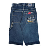 USA Jeans Southpole Graphic Denim Shorts - 31W 15L Blue Denim