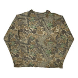 Mossy Oak Camo Long Sleeve T-Shirt - Large Camo Cotton