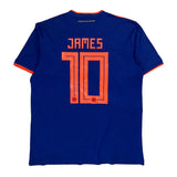 Colombia National Team Adidas Football Shirt - XL Blue Polyester