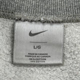 Team Canada Nike Graphic Sweatshirt - Large Gray Cotton
