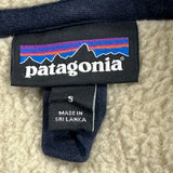 Patagonia Fleece Jacket - Small Beige Polyester