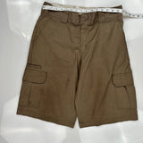 Dickies Cargo Shorts - 32W 11L Brown Cotton Blend