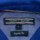 Tommy Hilfiger Polo Shirt - Large Blue Cotton