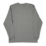 Carhartt Long Sleeve T-Shirt - Large Gray Cotton