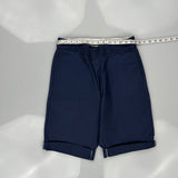 Dickies Shorts - 29W 11L Navy Polyester Blend