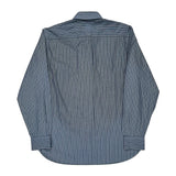 Tommy Hilfiger Striped Shirt - Large Blue Cotton