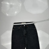 Levis 550 Jeans - 30W 36L Black Cotton