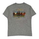 Durango Colorado Harley Davidson Graphic T-Shirt - Large Gray Cotton