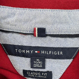 Tommy Hilfiger Polo Shirt - XL Red Cotton