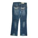 Rock & Roll Hall Of Fame Boot Cut Jeans - 34W US 10 Blue Denim