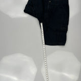 Oakley Cargo Shorts - 33W 11L Black Cotton