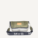 Double-Sided Crossbody Flop Bag soft earth