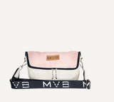 Double-Sided Crossbody Flop Bag soft pink