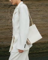 🌽 Mini Two-Tone Tote Corn Leather