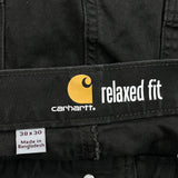 Carhartt Carpenter Pants - 38W 30L Black Cotton