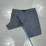 Oakley Chino Shorts - 34W 10L Grey Cotton