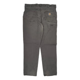 Carhartt Carpenter Trousers - 38W 34L Grey Cotton