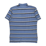 Polo By Ralph Lauren Striped Polo Shirt - XL Blue Cotton