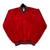 Made In USA Unbranded Varsity Jacket - Small Red Polyester