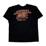Harley Davidson Graphic T-Shirt - XL Black Cotton