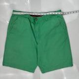 Tommy Hilfiger Chino Shorts - 34W 9L Green Cotton