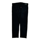 Levis 501 Jeans - 35W 29L Black Cotton