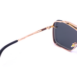Bella -Tangle Free- Rose Gold Oversized Squared Aviators