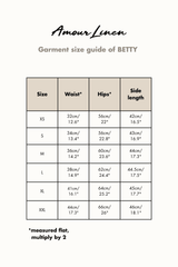 Betty classic linen shorts in Matcha Green