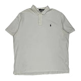 Polo By Ralph Lauren Polo Shirt - 2XL White Cotton