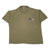 Jazz Concerts Anvil Graphic T-Shirt - 2XL Khaki Cotton