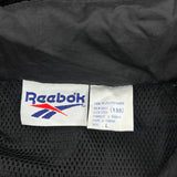 Reebok Jacket - Large Black Nylon