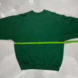 Taz Bah Humbug Looney Tunes Christmas Sweatshirt - Medium Green Cotton