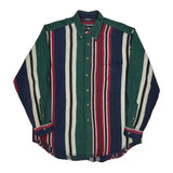 Nautica Striped Shirt - Large Multicoloured Cotton
