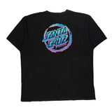 Skateboarding Santa Cruz Graphic T-Shirt - XL Black Cotton