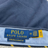 Polo By Ralph Lauren Chino Shorts - 34W 10L Navy Cotton